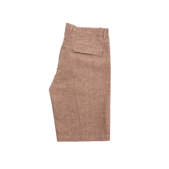 Massimo Alba Alaccia Linen Shorts in Clay