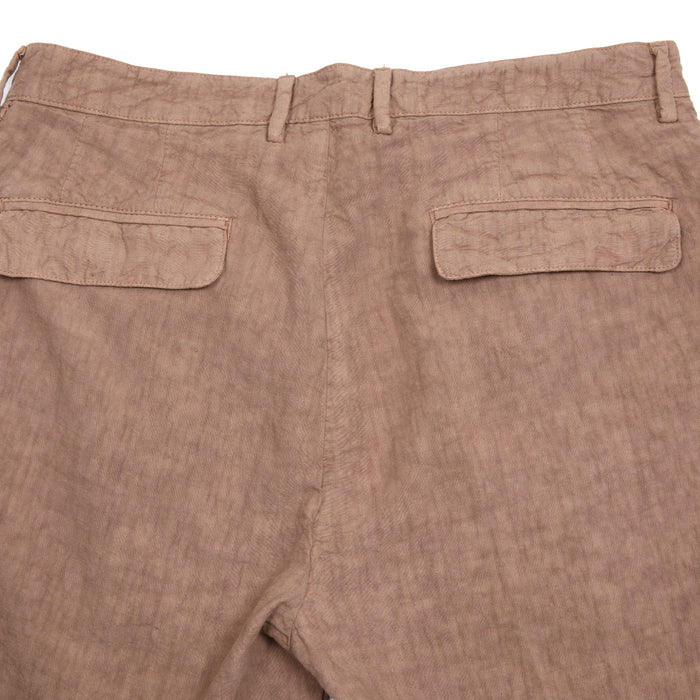 Massimo Alba Alaccia Linen Shorts in Clay