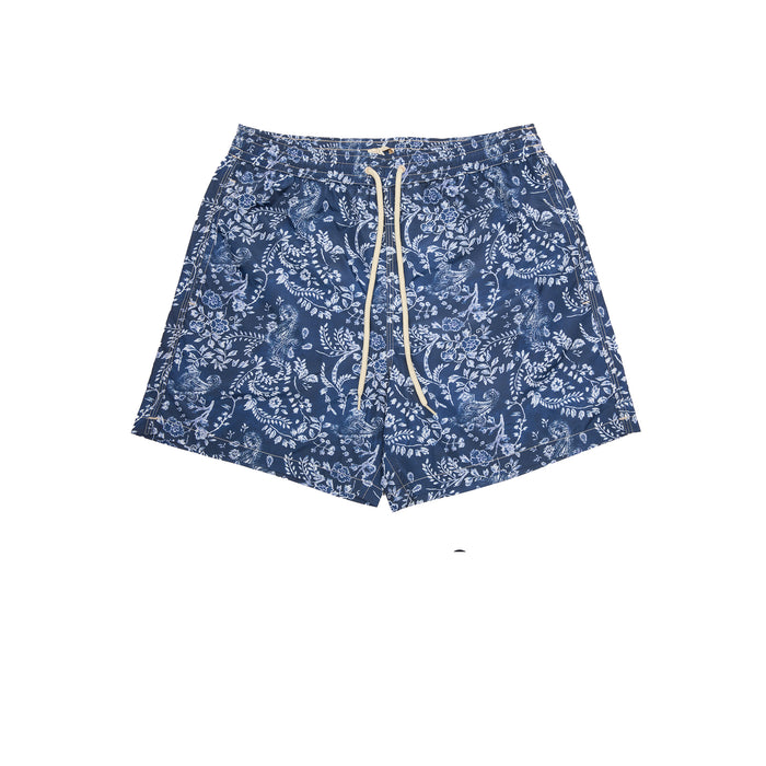 Massimo Alba Kite Swim Shorts in Floral Print