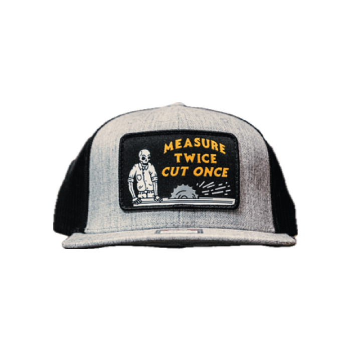 Trade Money Measure Twice Cut Once meshback hat, additional product image