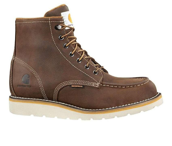 Carhartt Wedge 6-inch waterproof soft toe work boot with wedge outsole