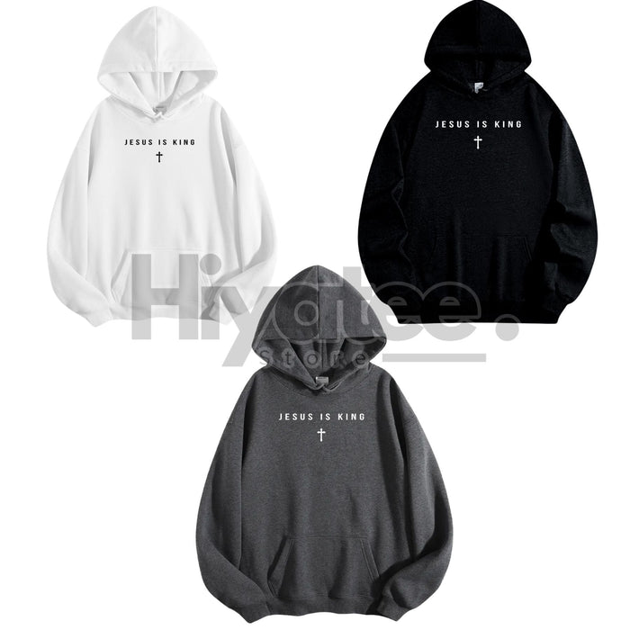 Men's Jesus Is King Cross Graphic Hoodie