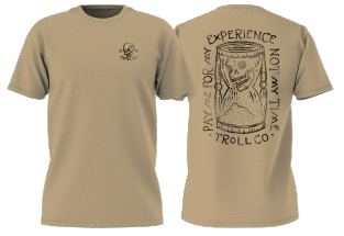 Troll Co. Pay Time tee in tan, further product image