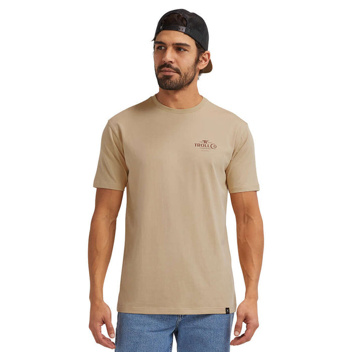 Troll Co. SBC Banner tee in tan, additional product image