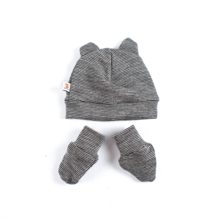 Grey Pin Stripe 210gsm
