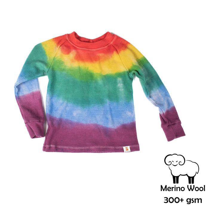 Merino Wool Long Sleeve Top - Heavy Weight - 300+gsm - Grownups