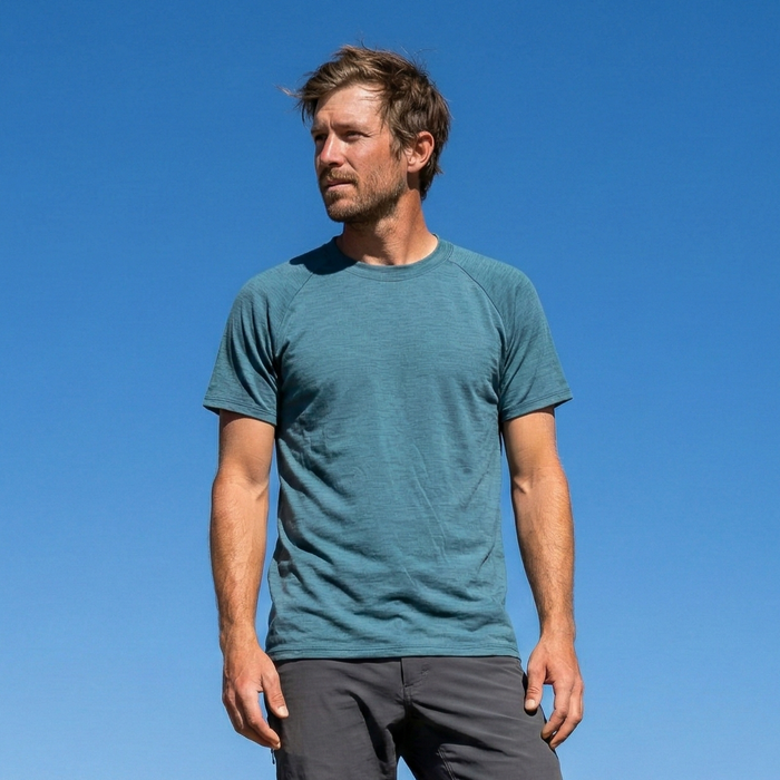 Merino Wool Tee - Classic Crew Neck