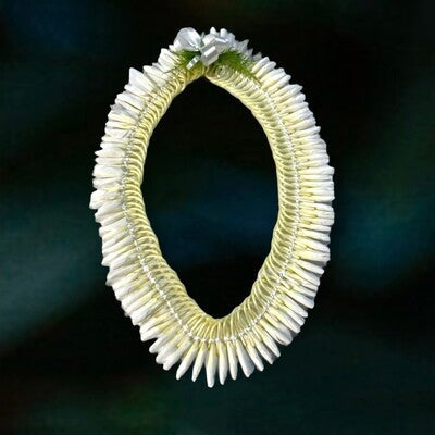 Micronesian ginger lei with a sweet Fragrance and long flowing blossoms
