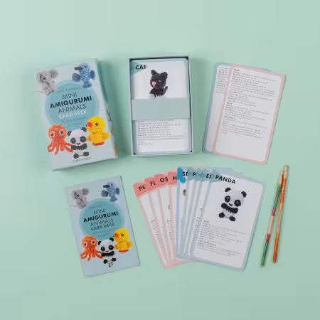 Mini Amigurumi Animals Card Deck