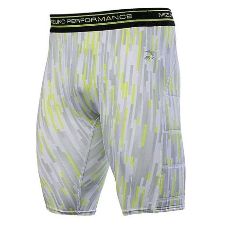 Mizuno Breaker Grey Mens Large New Sliding Shorts