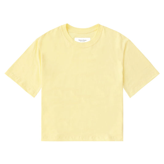 Made in Canada 100% Organic Cotton Monday Crop Top Butter - Unisex - Province of Canada