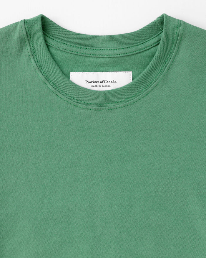Made in Canada Monday Crop Top Green - Province of Canada