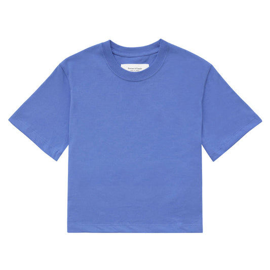Made in Canada 100% Organic Cotton Monday Crop Top Periwinkle - Unisex - Province of Canada
