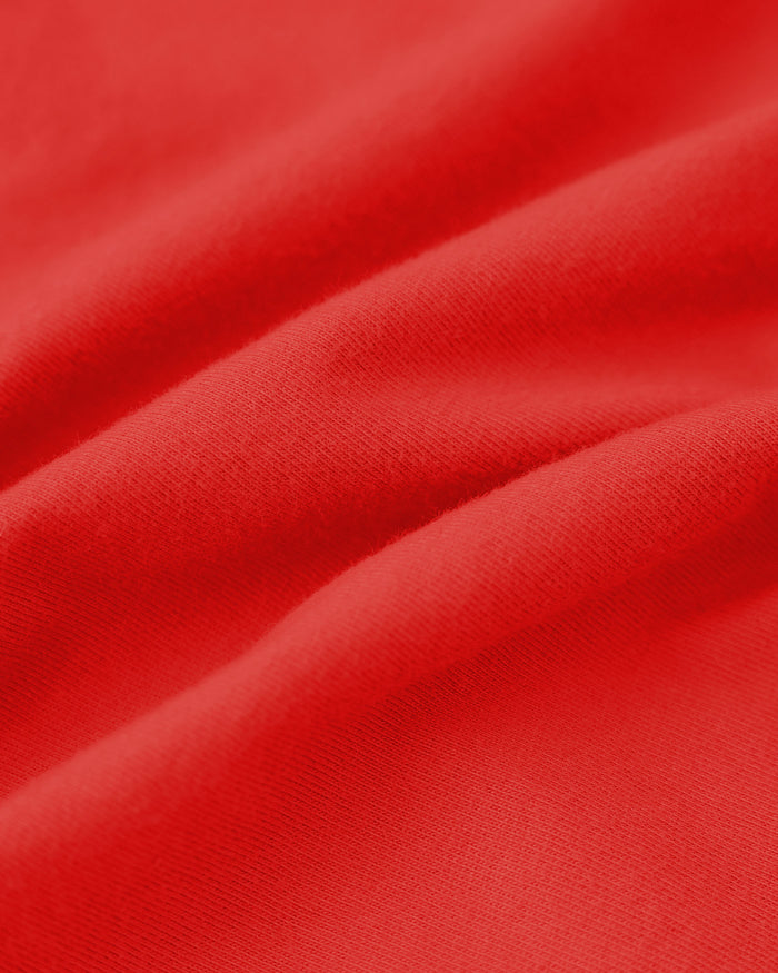 Made in Canada 100% Organic Cotton Monday Crop Top Red - Unisex - Province of Canada