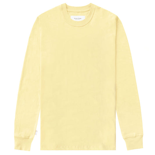 Made in Canada 100% Organic Cotton Monday Long Sleeve Tee Butter - Unisex - Province of Canada
