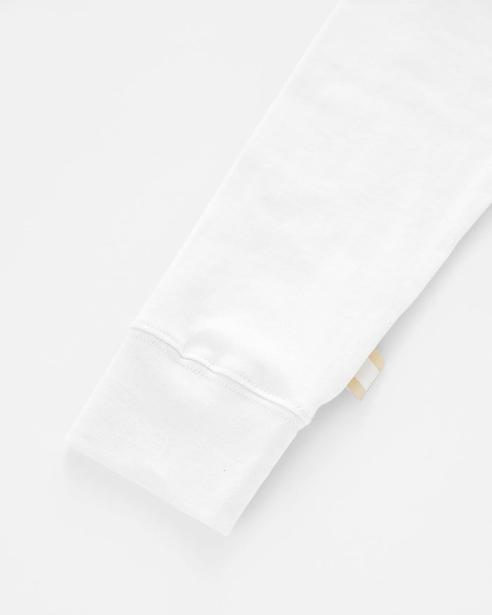 Made in Canada Organic Cotton Monday Long Sleeve Tee White - Unisex - Province of Canada