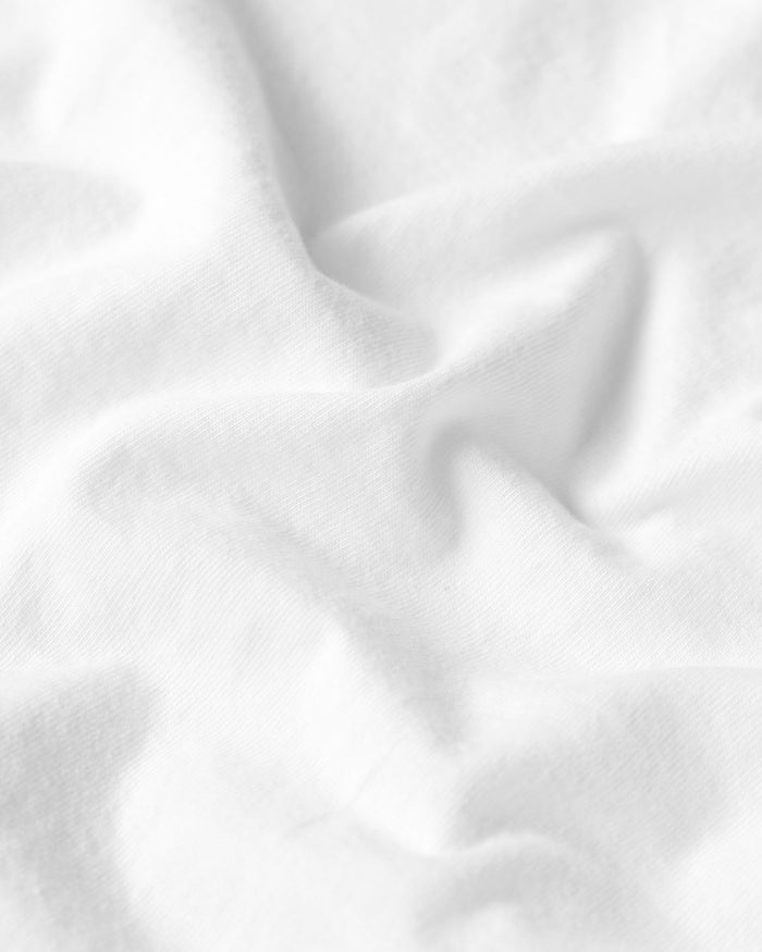 Made in Canada Organic Cotton Monday Long Sleeve Tee White - Unisex - Province of Canada