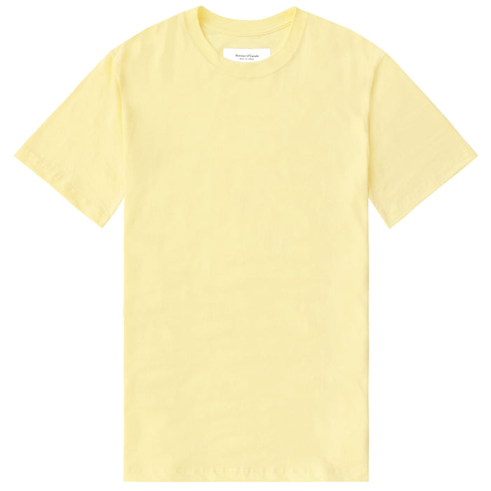 Made in Canada 100% Organic Cotton Monday Tee Butter - Unisex - Province of Canada