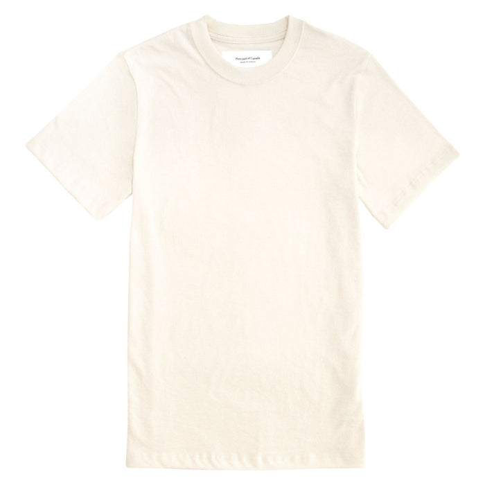 Made in Canada 100% Organic Cotton Monday Tee Natural - Unisex - Province of Canada