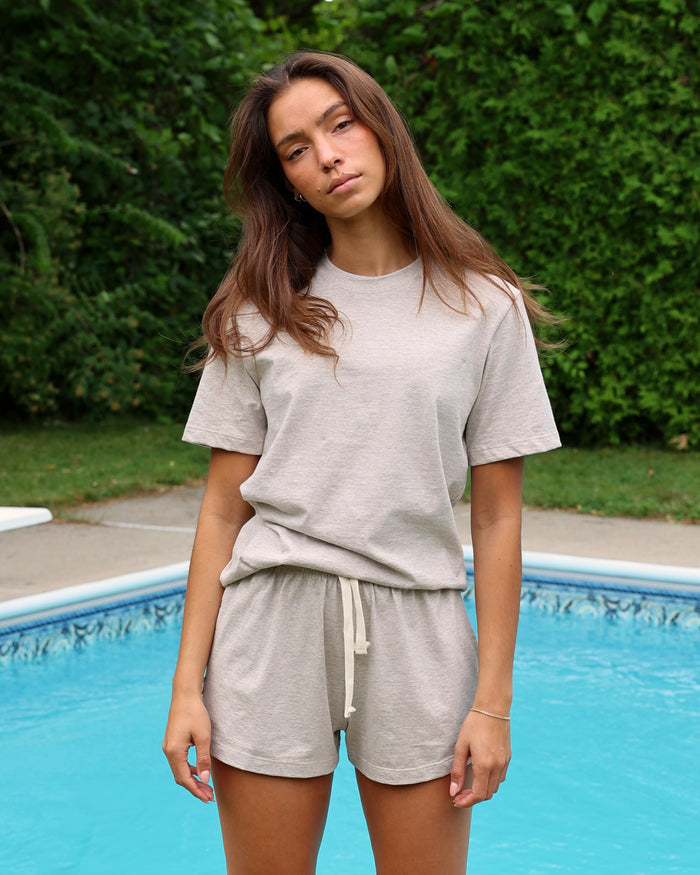 Made in Canada 100% Cotton Monday Tee T-Shirt Oatmeal - Province of Canada