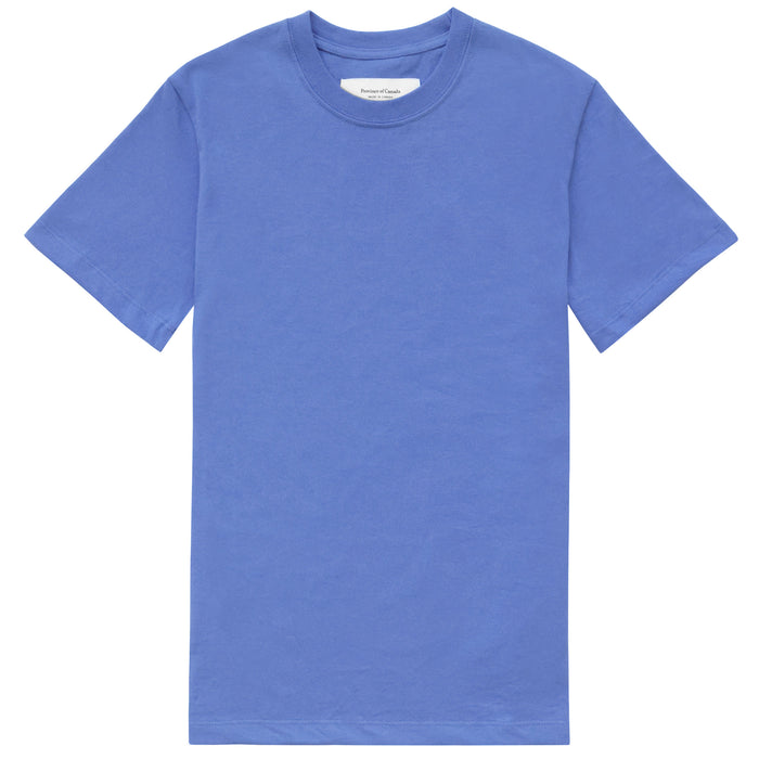 Made in Canada 100% Organic Cotton Monday Tee Periwinkle - Unisex - Province of Canada