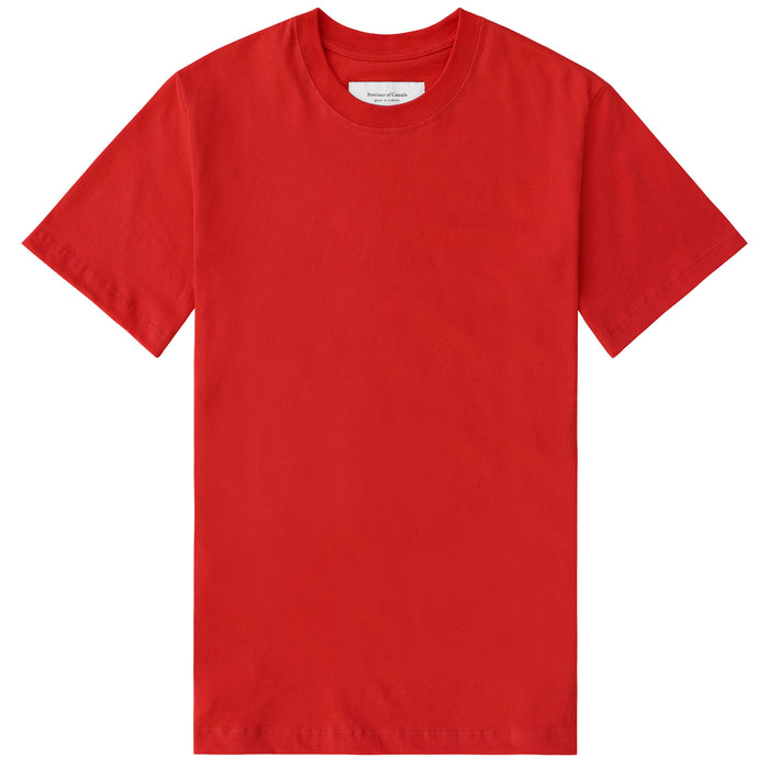Made in Canada Organic Cotton Monday Tee Red - Province of Canada