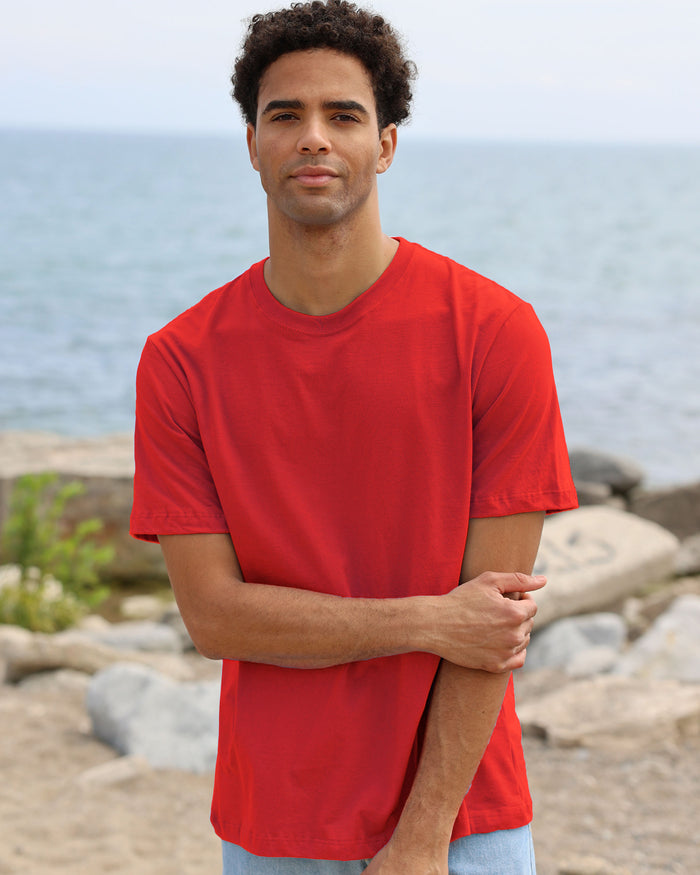 Made in Canada Organic Cotton Monday Tee Red - Province of Canada