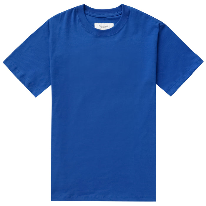Made in Canada 100% Organic Cotton Monday Tee Royal Blue - Unisex - Province of Canada