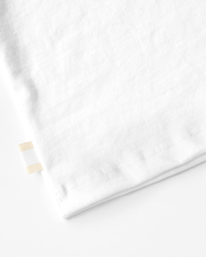 100% Organic Cotton Monday Tee White - Unisex - Made in Canada - Province of Canada