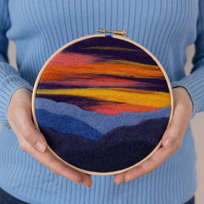 Mountain Sunset Needle Felting Kit