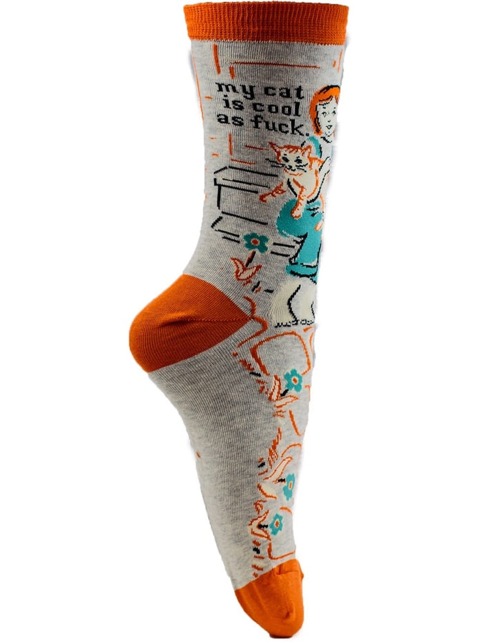 My Cat Is Cool As Fuck - The Sock Bar Novelty Socks