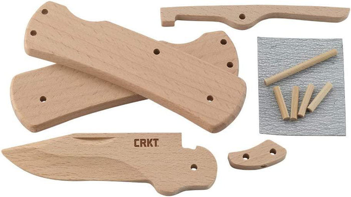 CRKT Nathan's Knife Kit, a build it yourself folding pocket knife assembly project