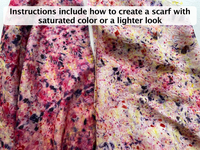 Natural Dye Silk Scarf Kit