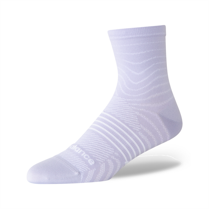 New Balance Pro Run QTR Socks 1 Pair - Smoked Violet