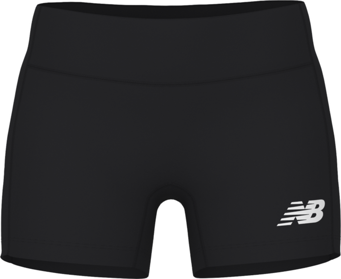 New Balance Women's Athletics 4 Inch Spandex Short - Black