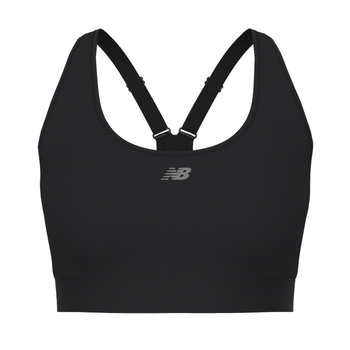 New Balance Women's NB Essential Run Bra - Black