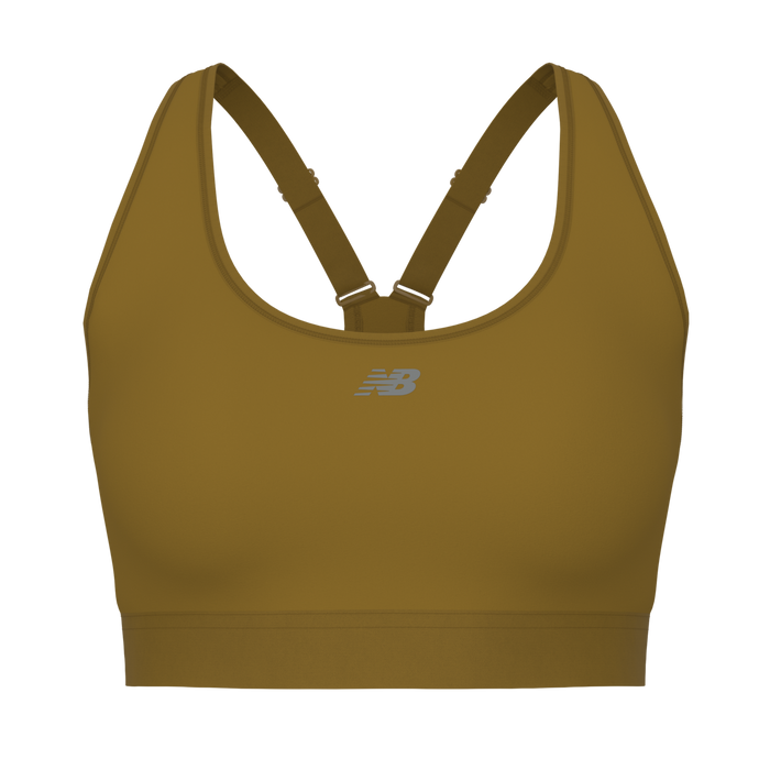 New Balance Women's NB Essential Run Bra - Basil Oil
