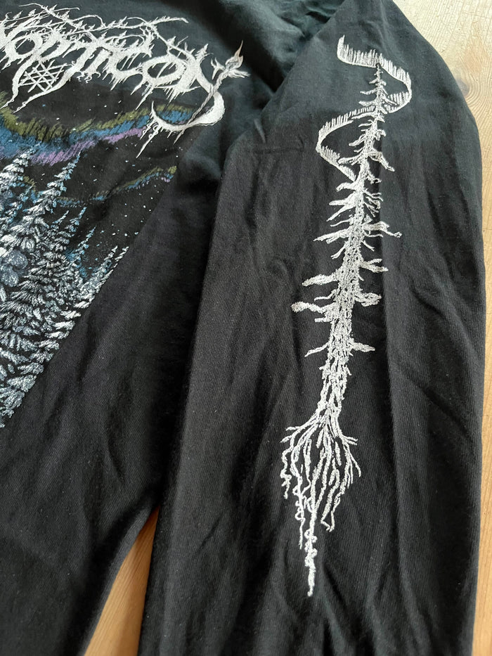 Nighttime forest long sleeved shirt