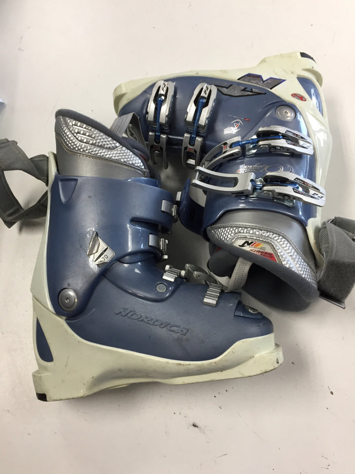 Nordica Olympia Beast X10 Blue/White Size 275mm Used Downhill Ski Boots