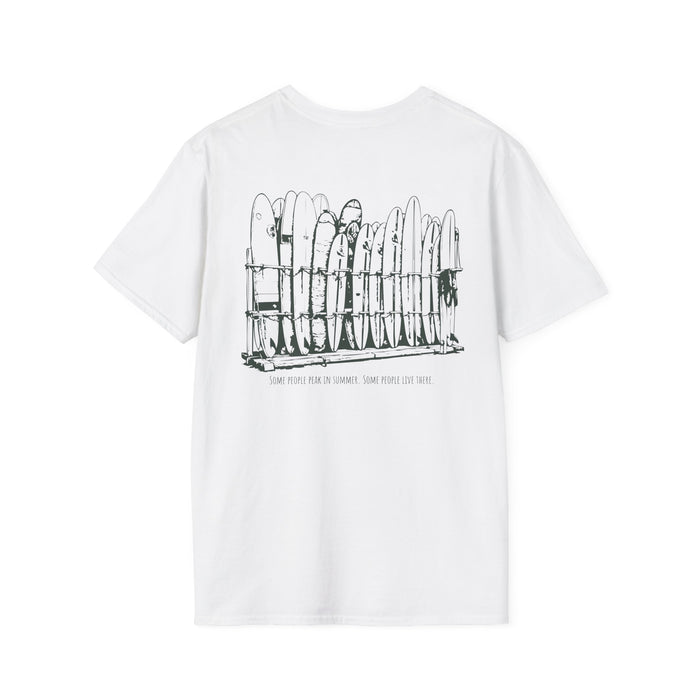 Nori Shore surf tee - Some people peak in summer. Some live there.