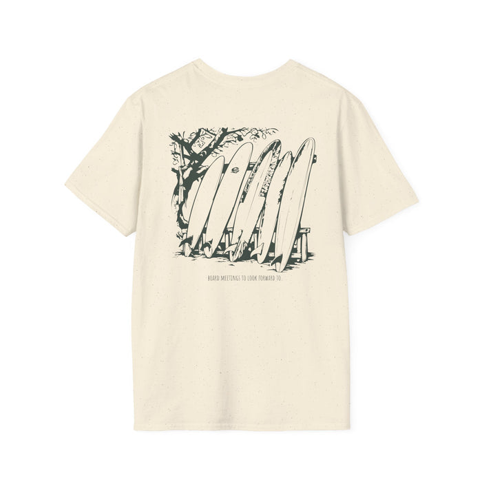 Nori Shore surfing tee - Board Meetings to look forward to.