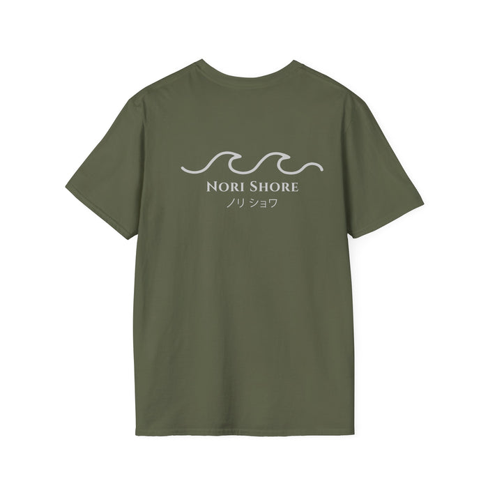 Nori Shore Wave Logo T-Shirt — Japanese Surf Crew Tee