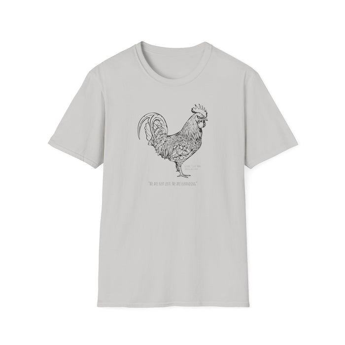 Nori Shore's Rooster Sketch T-Shirt — the Chicken Invasion has begun.