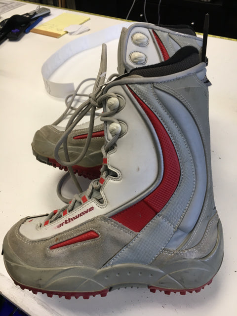 Northwave Legend Gray/Red Mens Size Specific 5.5 Used Snowboard Boots