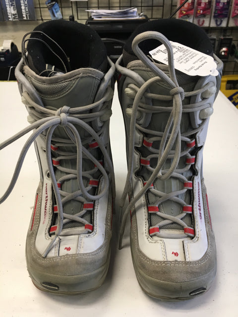 Northwave Legend Gray/Red Mens Size Specific 5.5 Used Snowboard Boots
