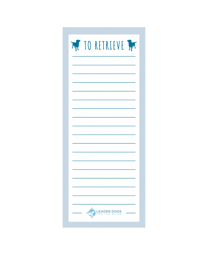 Notepad with Magnet - To Retrieve