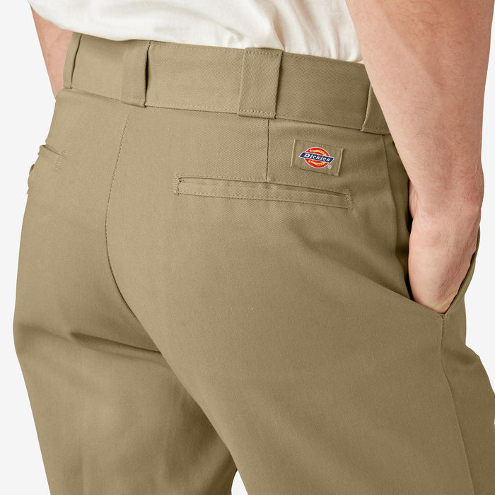 Khaki Dickies 874 twill work pant, further view, big and tall sizing
