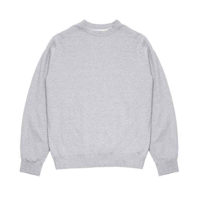 Orslow Lightweight French Terry Sweatshirt in Heather Grey
