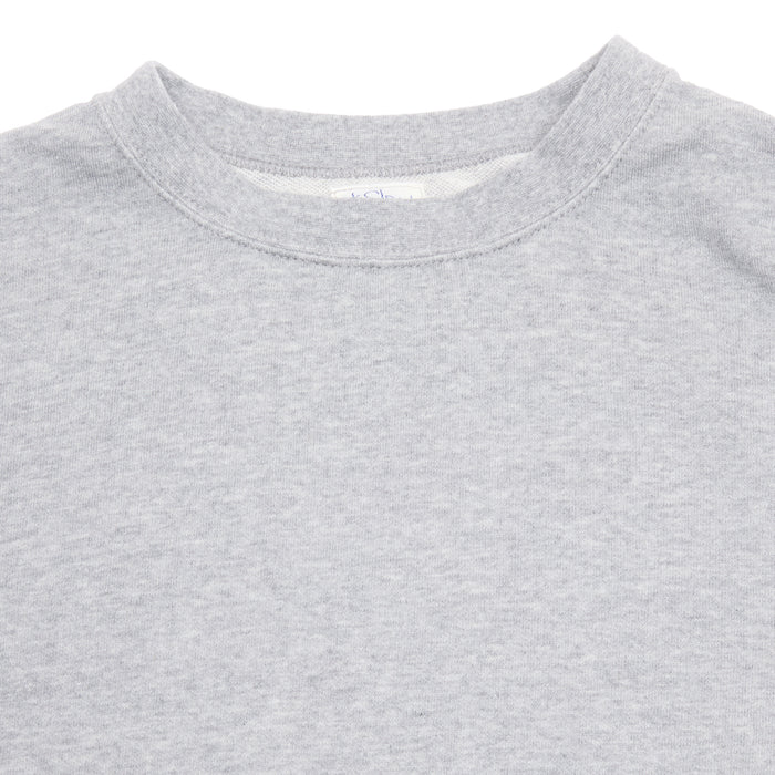 Orslow Lightweight French Terry Sweatshirt in Heather Grey