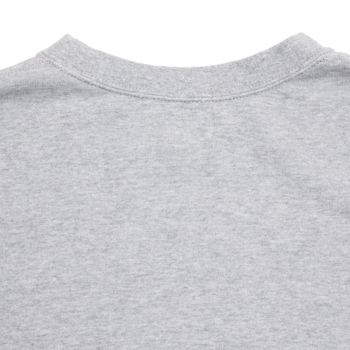 Orslow Lightweight French Terry Sweatshirt in Heather Grey
